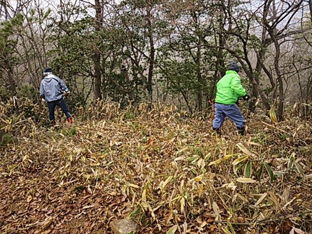 日曜日、3回目のコース作り