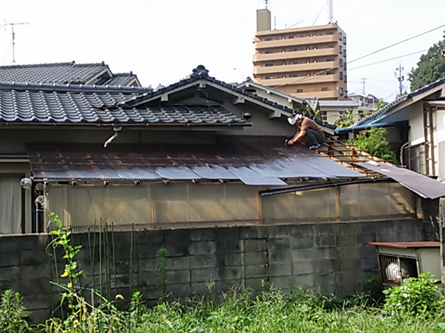 軒先の修理
